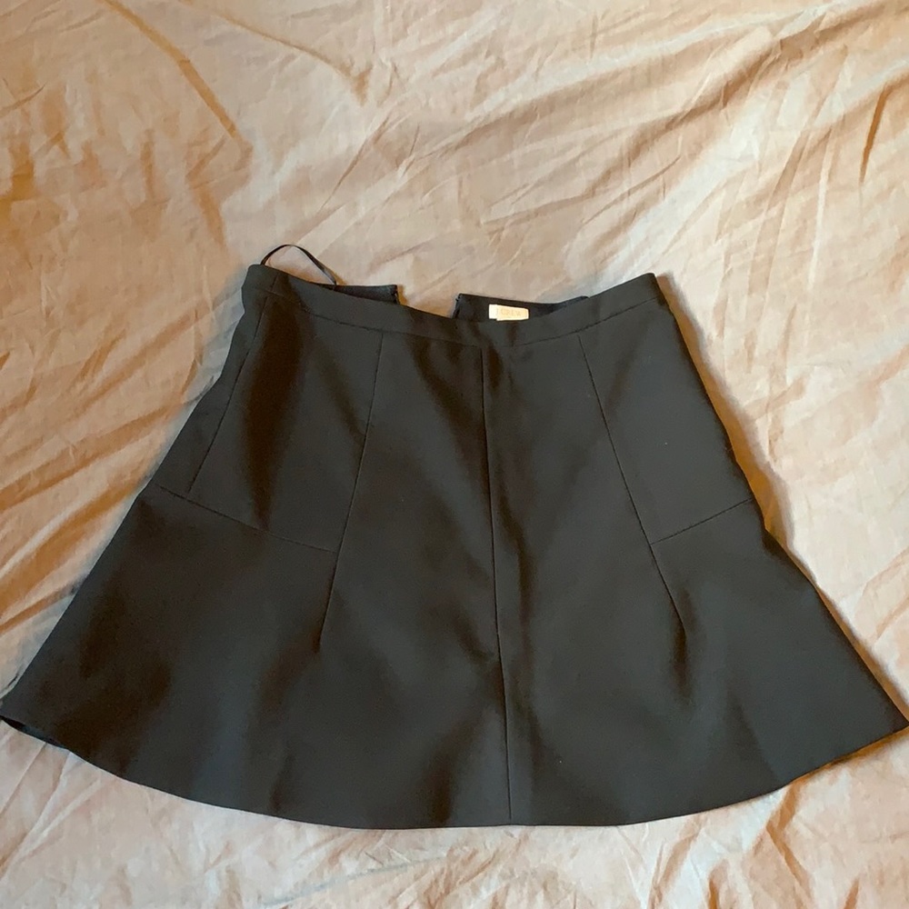 JCrew crepe a-line skirt